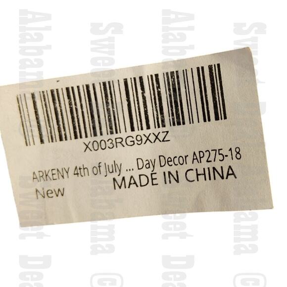 Patriotic "God Bless America" Table Placemats, 4-Pack, 18-1/2" x 12-1/8" - Picture 3 of 3